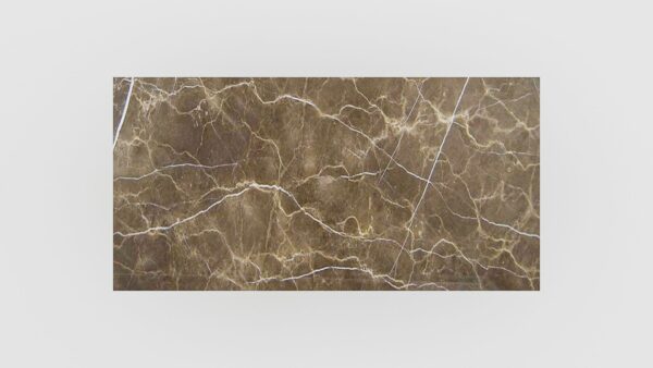 Alternative view of Rechthoekige marmeren eettafel Polipetti - Royal Brown