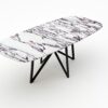 Deens ovale marmeren eettafel Stella - Calcatta Viola - 260x120cm
