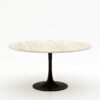 Ronde marmeren eettafel Tulip - Travertino Chiaro - 170cm
