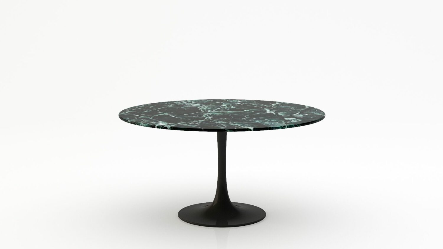 Ronde marmeren eettafel Tulip - Verde rameggiato - 170cm