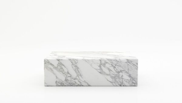 Rechthoekige marmeren salontafel Blocco - Arabescato Carrara - 100x60cm