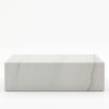 Rechthoekige marmeren salontafel Blocco - Mont Blanc Quartzite - 100x60cm