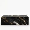 Rechthoekige marmeren salontafel Blocco - Titanium - 100x60cm