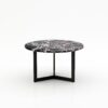 Ronde marmeren salontafel Caffė 3 - Rosso Levanto - 100cm