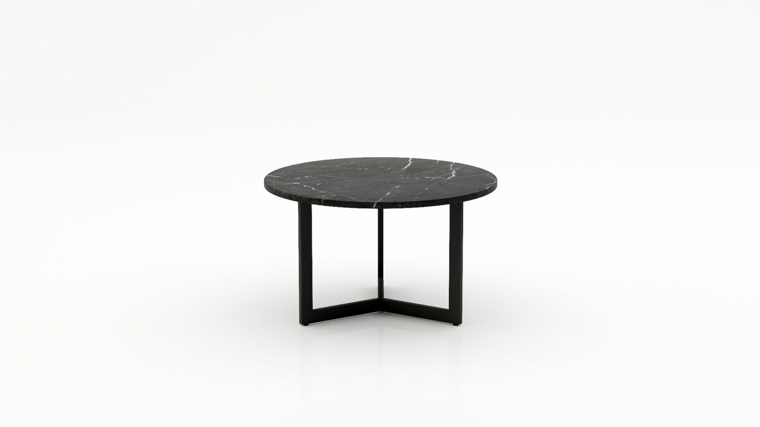 Ronde marmeren salontafel Caffė 3 - Negresco - 100cm