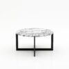Ronde marmeren salontafel Caffė 4 - Calcatta Viola - 100cm