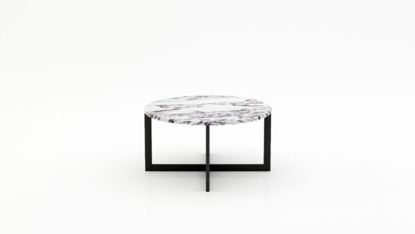 Ronde marmeren salontafel Caffė 4 - Calcatta Viola - 100cm