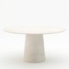 Ronde marmeren eettafel Gelato marmo - Botticino Semi Classico - 170cm