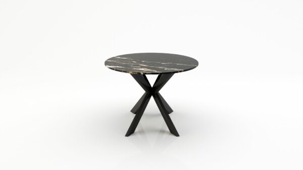 Alternative view of Ovale marmeren eettafel Matrix Farfalle - Titanium