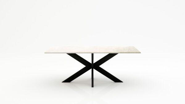 Rechthoekige marmeren eettafel Matrix normale - Botticino Semi Classico - 260x100cm