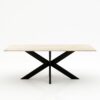 Rechthoekige marmeren eettafel Matrix normale - Travertino Chiaro - 260x100cm