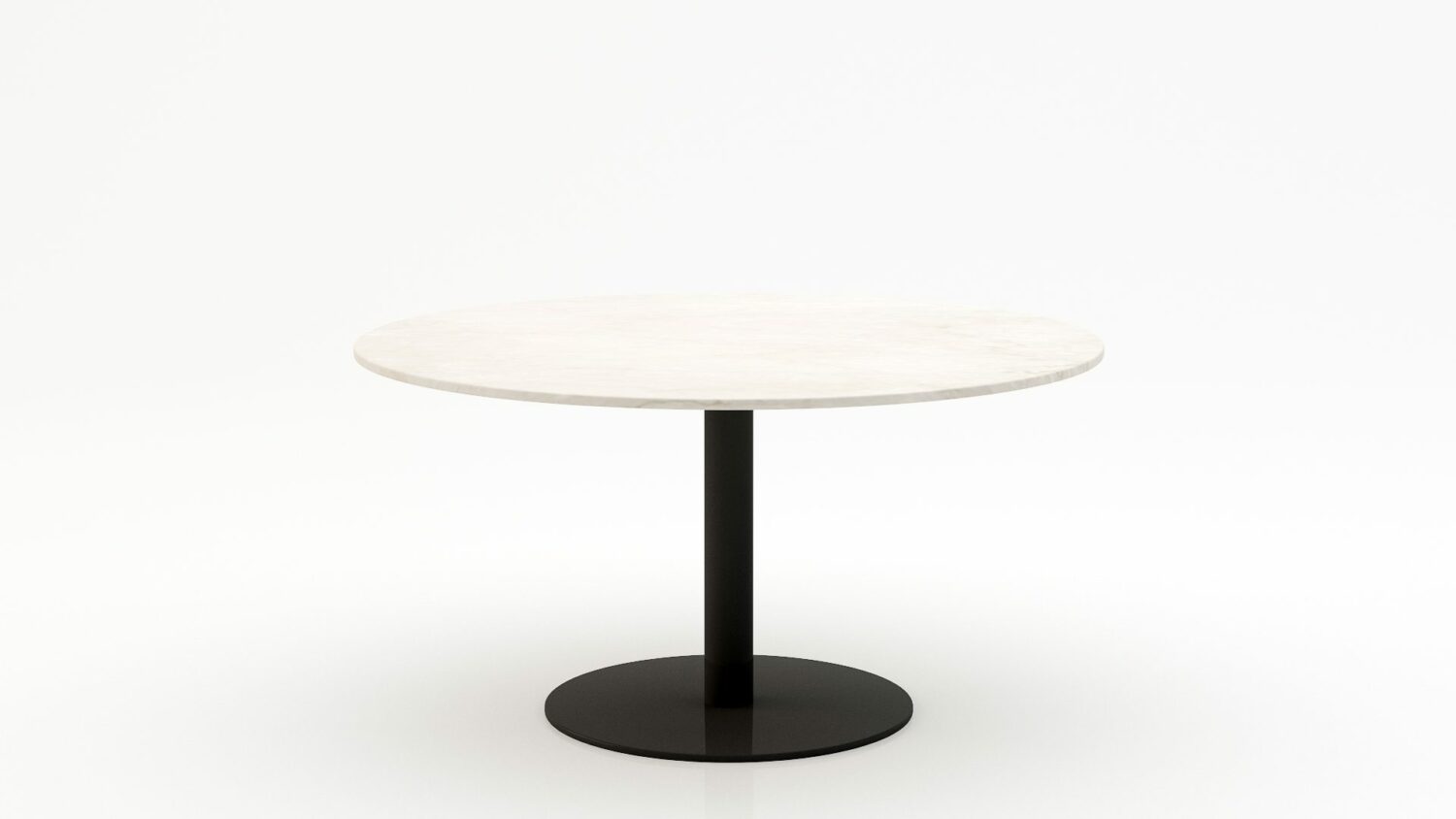 Ronde marmeren eettafel Tubo - Botticino Semi Classico - 170cm