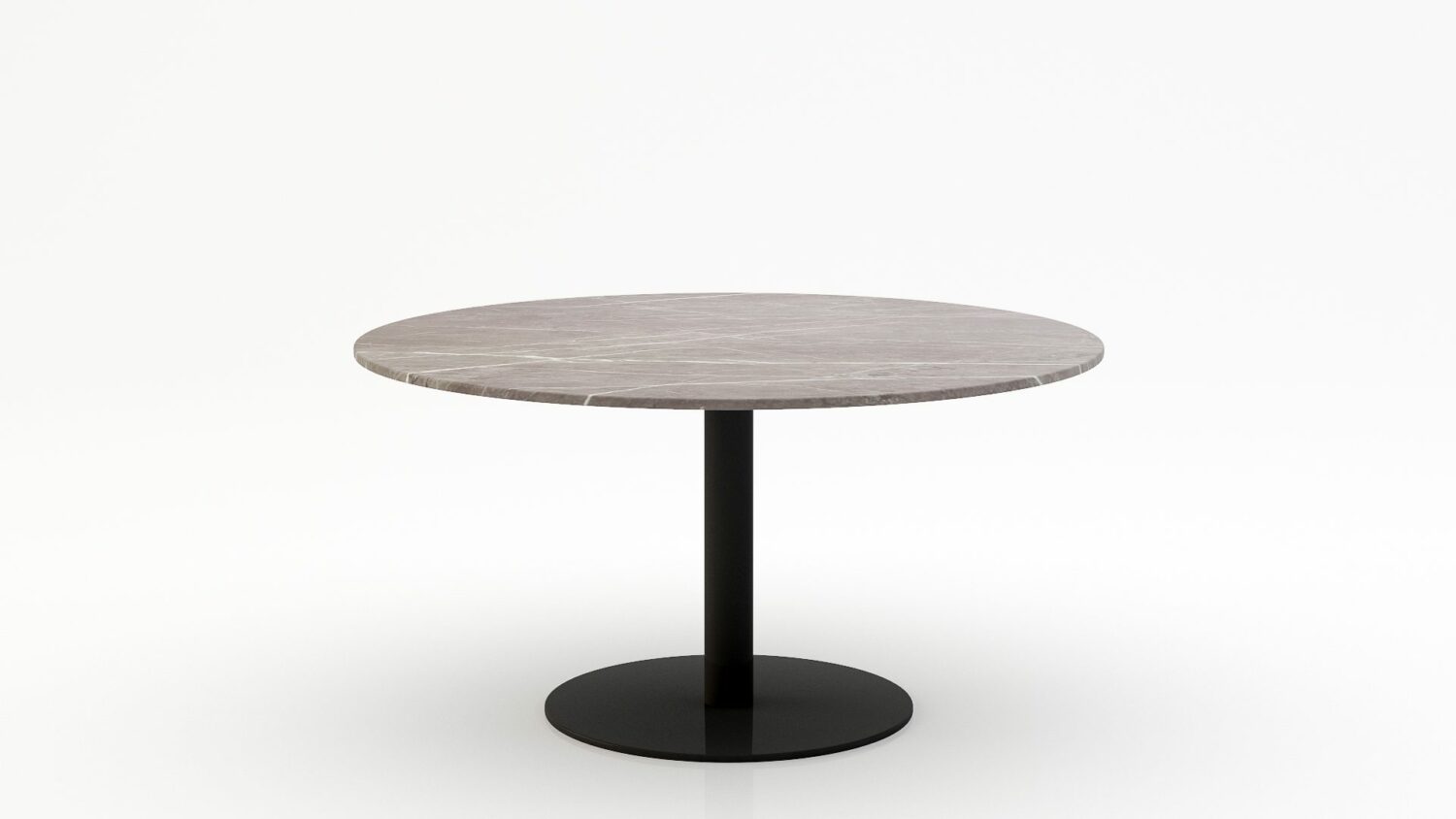 Ronde marmeren eettafel Tubo - Pietra Grey - 170cm