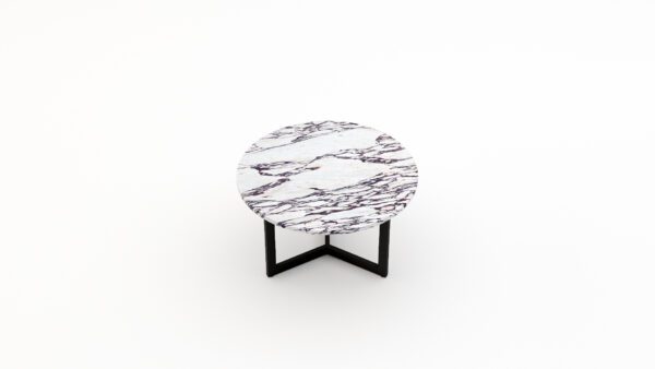 Alternative view of Ronde marmeren salontafel Caffė 3 - Calcatta Viola