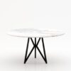 Ronde marmeren eettafel Pipistrello Tondo - Arabescato Carrara - 170cm