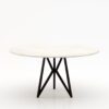 Ronde marmeren eettafel Pipistrello Tondo - Botticino Semi Classico - 170cm