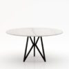 Ronde marmeren eettafel Pipistrello Tondo - Mont Blanc Quartzite - 170cm