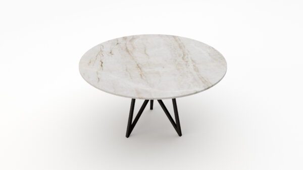 Alternative view of Ronde marmeren eettafel Pipistrello Tondo Taj Mahal Quartzite